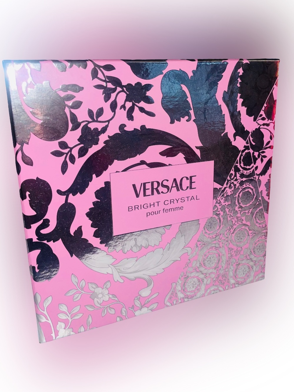 Versace Bright Crystal Pour Femme Pink Gift Box Luxury Storage Display